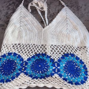 Crochet halter top